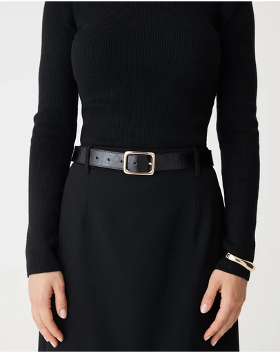 Forcast - Seville Square Buckle Belt