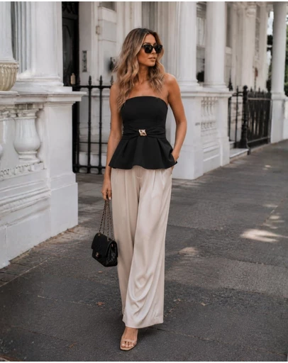 Esther & Co - Ellisia Top - Black