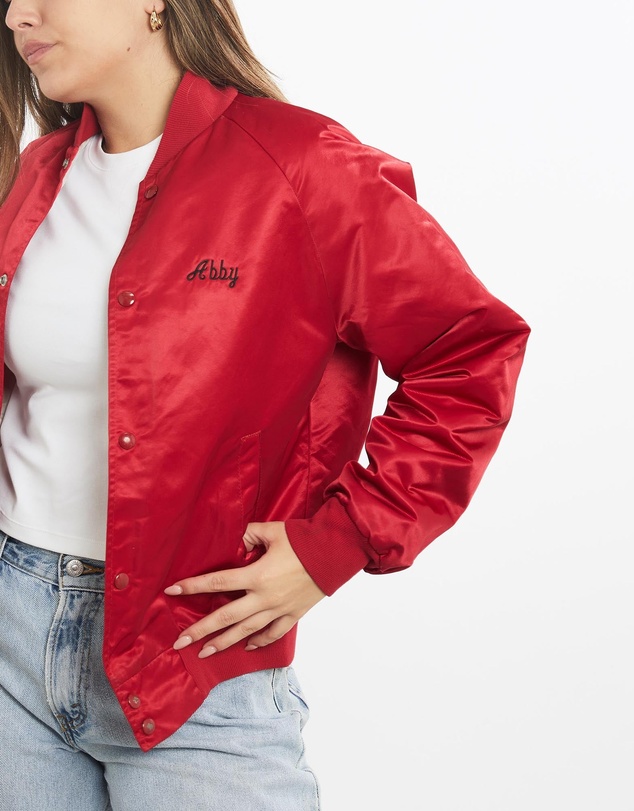 Vintage by The Real Deal - Pre Loved - Vintage 1996 PA State Champions Satin Bomber Jacket