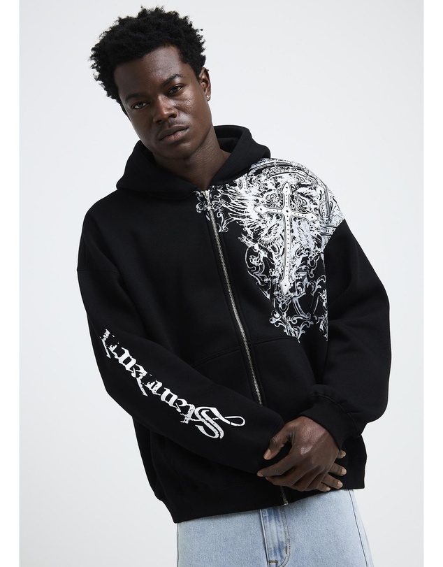 Standard - Crucifix Zip Hoodie