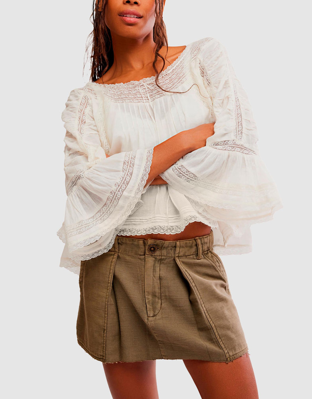 Free People - Riverfront Surplus Mini Skirt