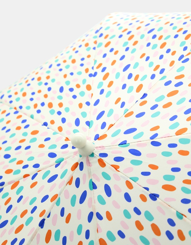 Morgan & Taylor - Kids Spots Umbrella in Multicolour Rainbow Spots