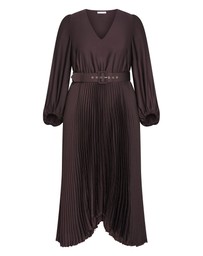 City Chic - Amara Pleat Midi Dress