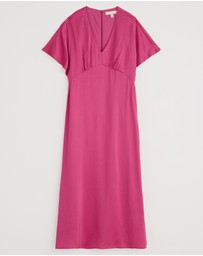 Seasalt - Seasalt Cornwall Pink Evenglow Satin Dress