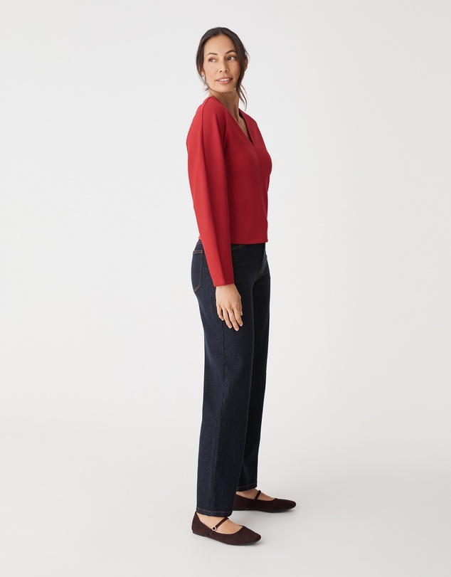 Forcast - Tate V-Neck Dolman Sleeve Top