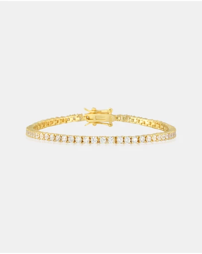 The Silver Collective - The Mini Tennis Bracelet