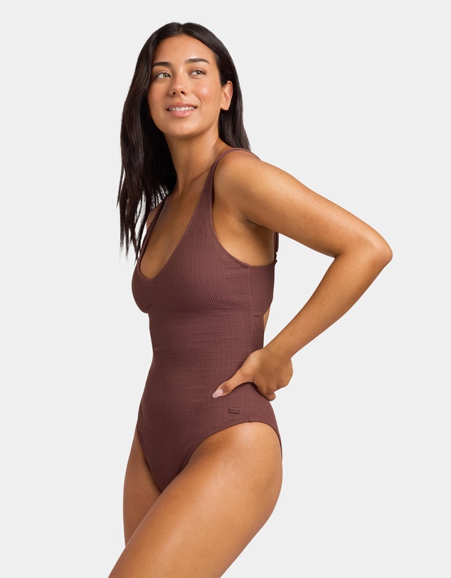 Roxy - Womens Roxy Love V Neck One Piece Swimsuit