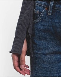 Dr Denim - Erica Button Rib Top