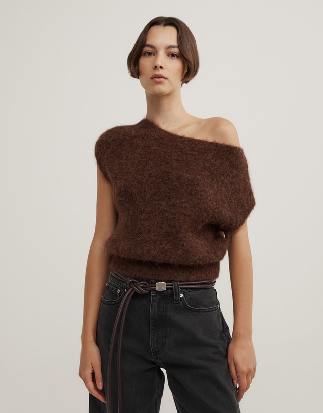 Witchery - Asymmetric Fluffy Top