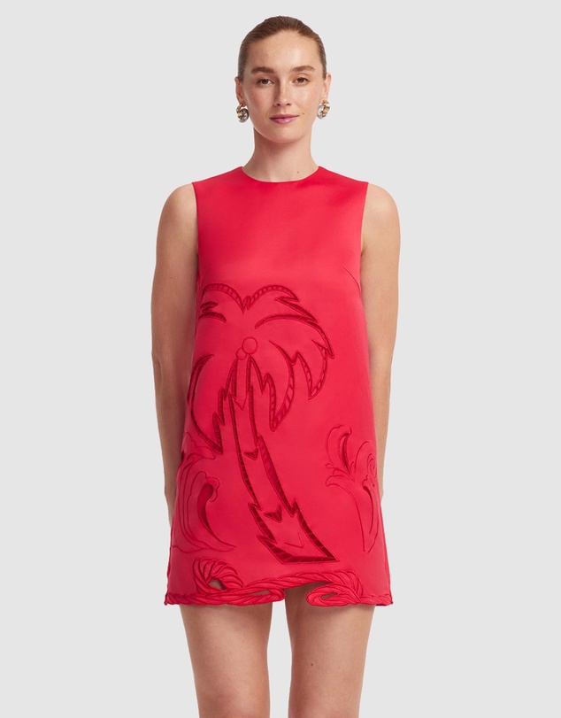 LEO LIN - Yvonne Applique Mini Dress