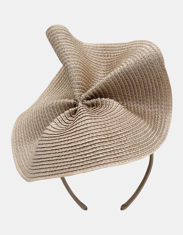 Morgan & Taylor - Zaria Fascinator in Beige