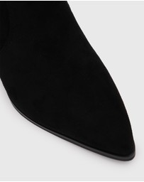 Betts - Honour Faux Suede Stretch Sock Boots