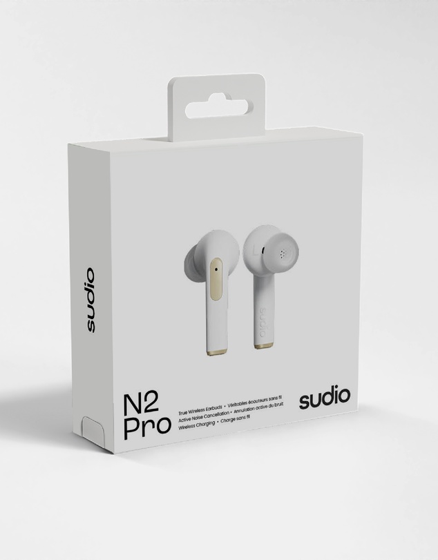 Sudio - N2 Pro - True Wireless Bluetooth In-Ear Headphones, Active Noise Cancelling Earbuds