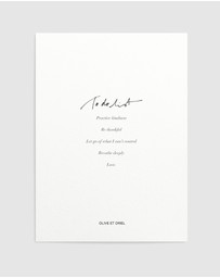 Olive et Oriel - To Do List Art Print