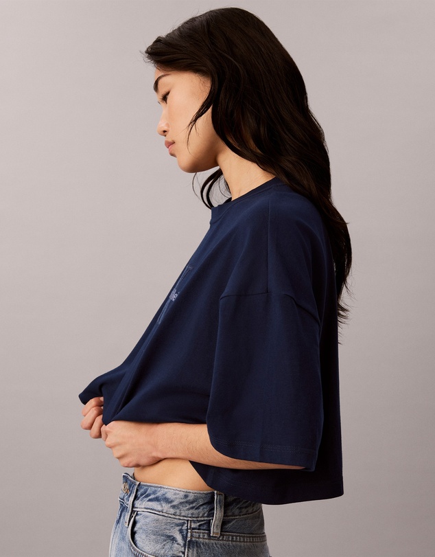 Calvin Klein Jeans - Denim Monologo Boxy T-Shirt