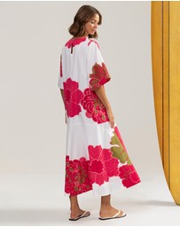 Binny - Hibiscus Midi Dress
