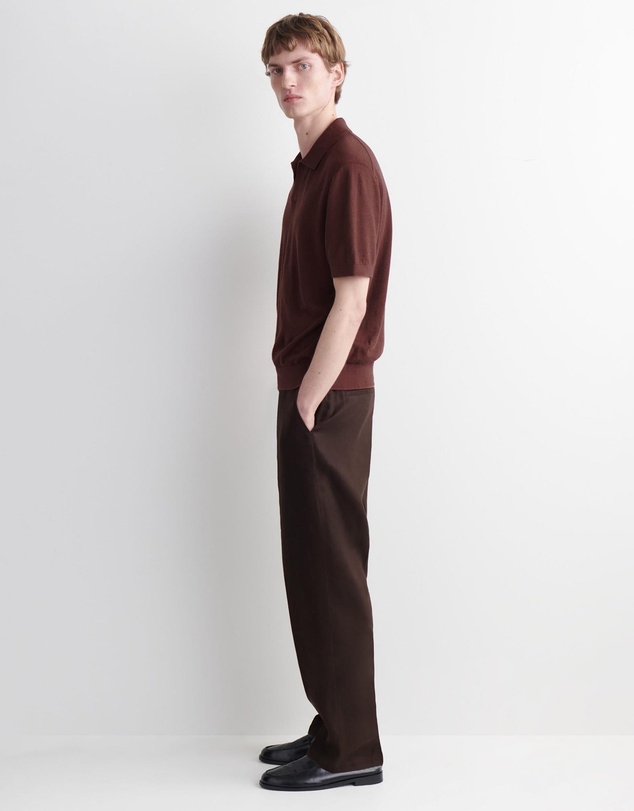 COS - Knitted Linen Polo Shirt