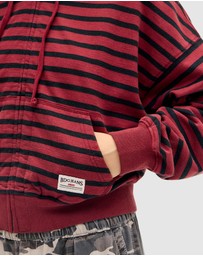 BDG By Urban Outfitters - BDG Easy Stripe Zip Hoodie