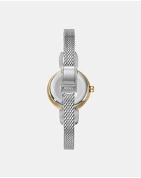 DKNY - Milanese Two-Tone 26mm Silver Dial Womens Watch