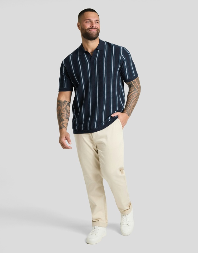 Johnny Bigg - Ripley Stripe Knit Polo