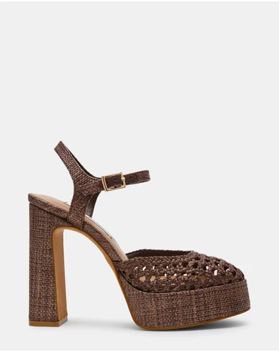 Steve Madden - Lexie-Raff Brown Heels