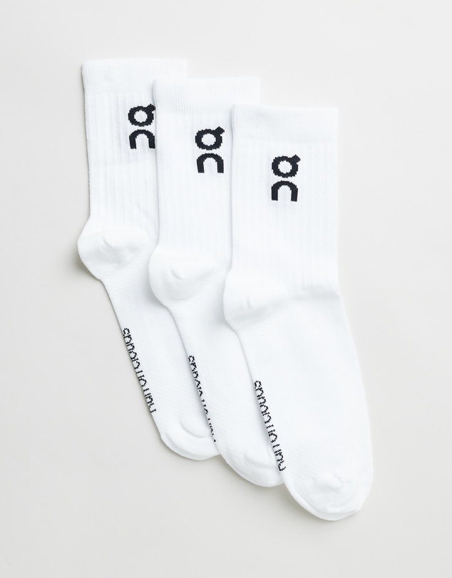 On - 3-Pack Logo High Socks