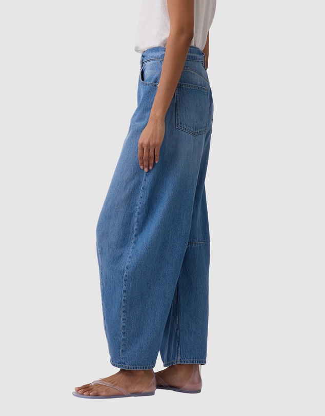 GAP - High Rise Horseshoe UltraSoft Isabella Drawcord Buckle Belt Jeans