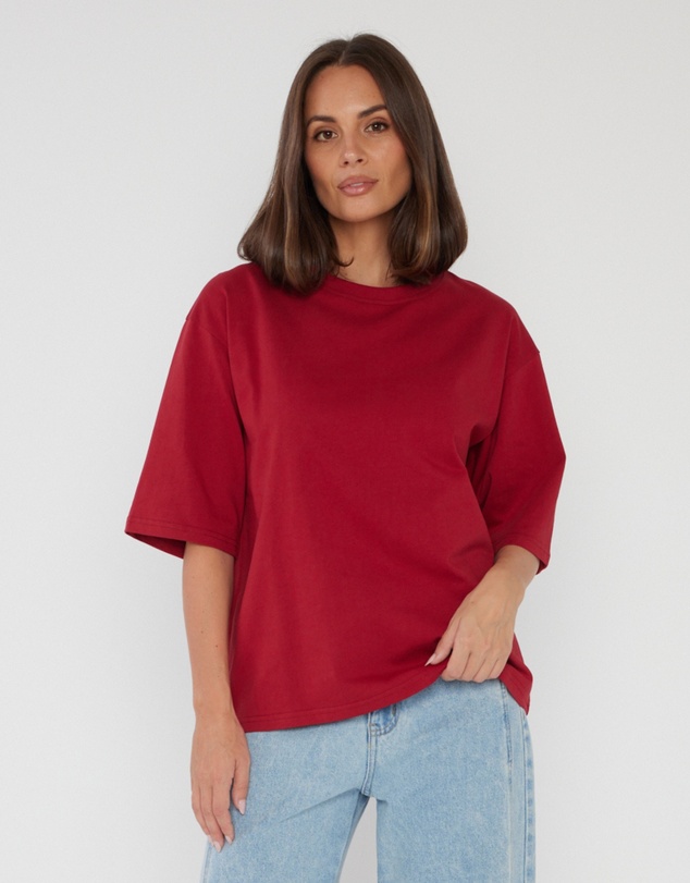 ALEXANDRA - Zuri T-Shirt Cherry Red