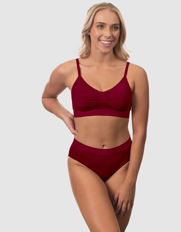 B Free Intimate Apparel - Wire-free Bamboo Padded Bra (B-C-D-DD-E-F-G-H) Cup