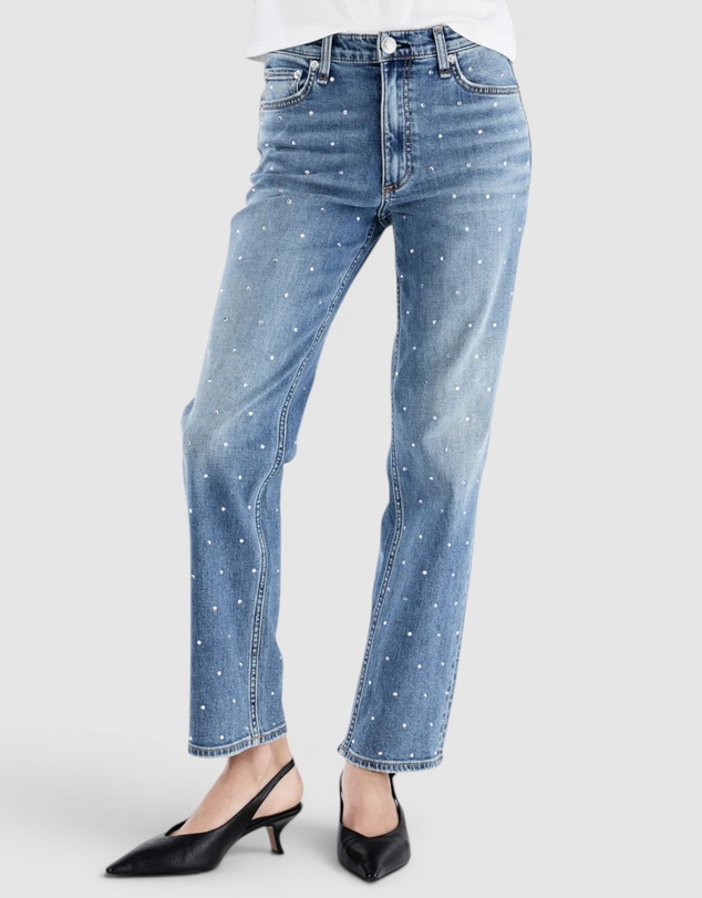 rag & bone - Harlow Ankle Straight Jeans