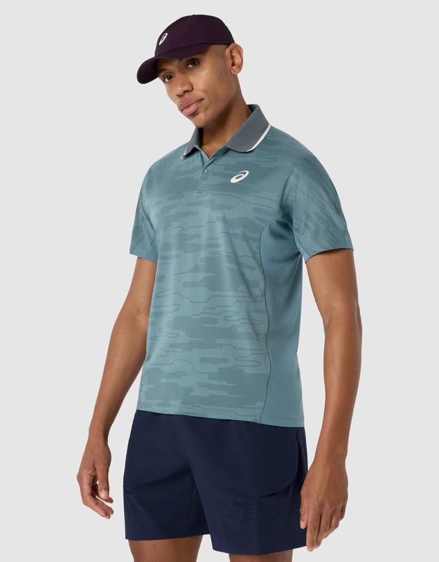 ASICS - Match Jacquard Polo Short Sleeved Top - Men's