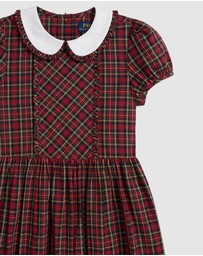 Polo Ralph Lauren - Plaid Ruffled Cotton Poplin Dress - ICONIC EXCLUSIVE - Kids