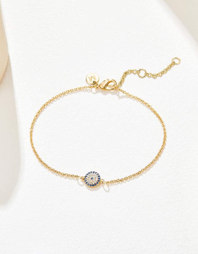 Mestige - Evil Eye Bracelet - 18K Gold Plated