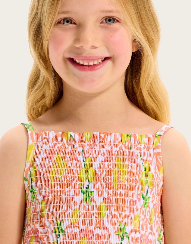 Seafolly - Lemon Tile Shirred Dress - Kids