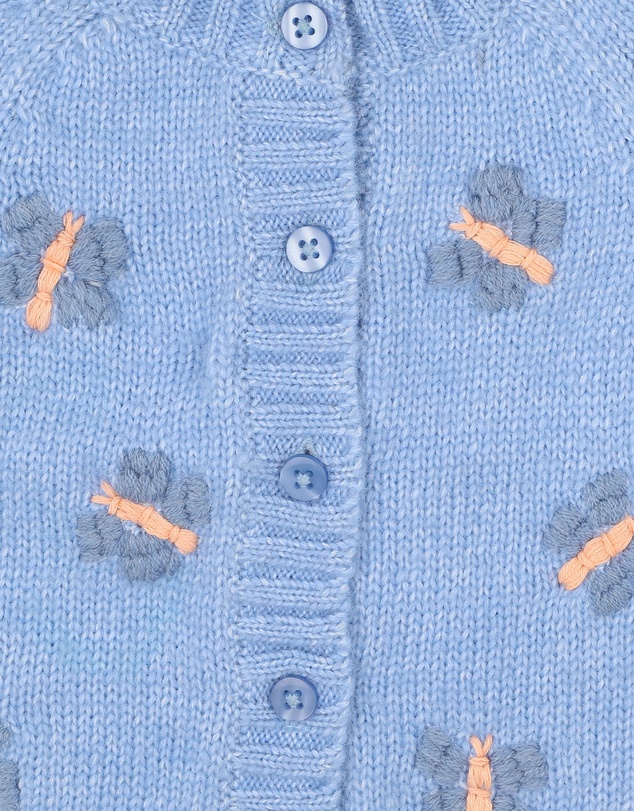 Bebe by Minihaha - Wild Garden Hand Emb. Cardigan 3-7 Yrs