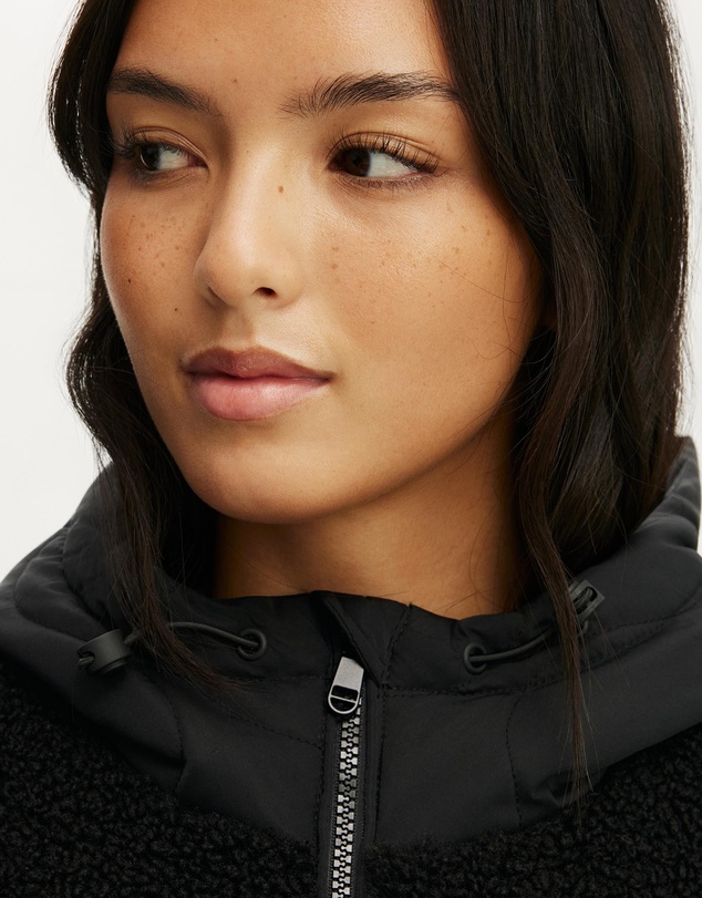 Cotton On Body Active - Sherpa Quilted Hooded Jacket