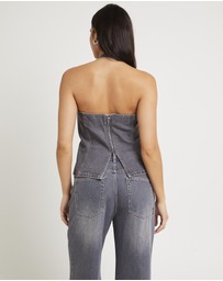 Insight - Allegra Corset Denim Top