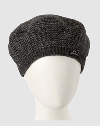 Max Alexander - European Made Crocheted Grey Wool Beret