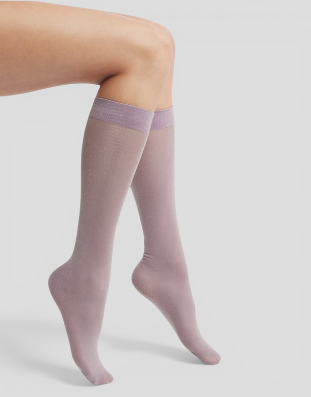 High Heel Jungle - Glitterati Tall Socks