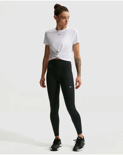 Nike - Nike One Seamless Front High Waisted Full Length Leggings