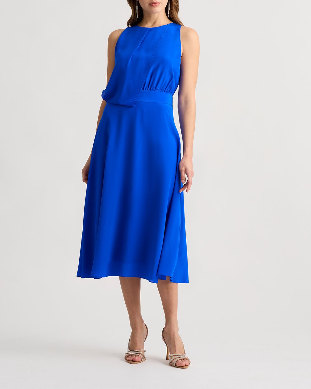 david lawrence silk dress Pure printed silk silhouettes add depth and dimension to winter dressing # DavidLawrence