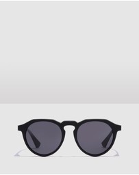 Hawkers Co - Polarized Black Black Warwick Raw Sunglasses for Men and Women UV400