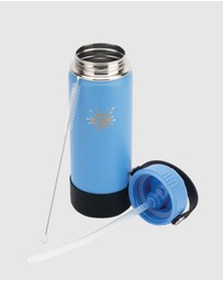 Tolu Australia - 750ml Reusable Blue Water Bottle with Straw Lid