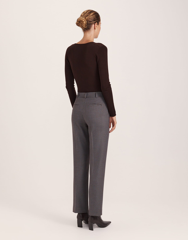 SABA - Jill Check Slim Leg Pant