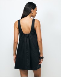 AERE - Kilah Linen Mini Dress