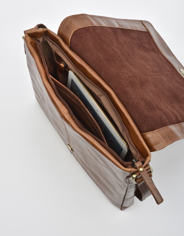 Cobb & Co - Richmond RFID Leather Satchel
