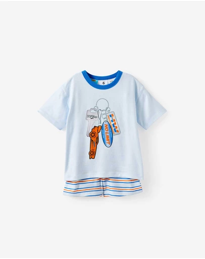 Cotton On Kids - Snoozesoft Short Sleeve Boxer Pj Set License
