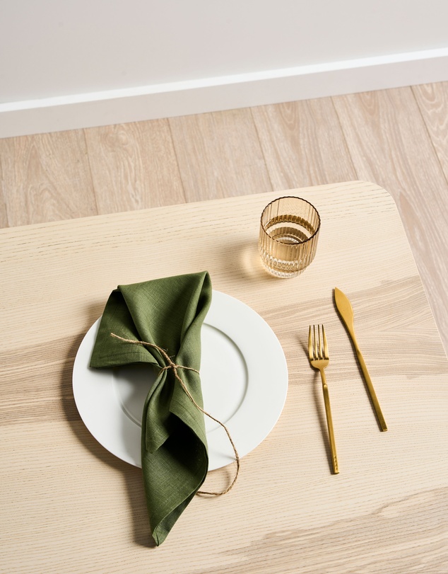 Linen House - Nimes Pure Linen 4-Piece Napkin Set