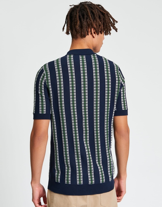 Ben Sherman - Jacquard Candy Stripe Polo
