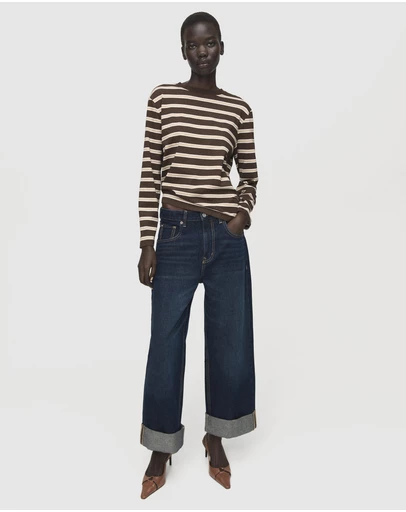 M.N.G - Long-Sleeved Striped T-Shirt